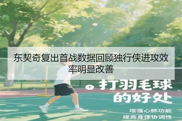 东契奇复出首战数据回顾独行侠进攻效率明显改善（kaiyun）